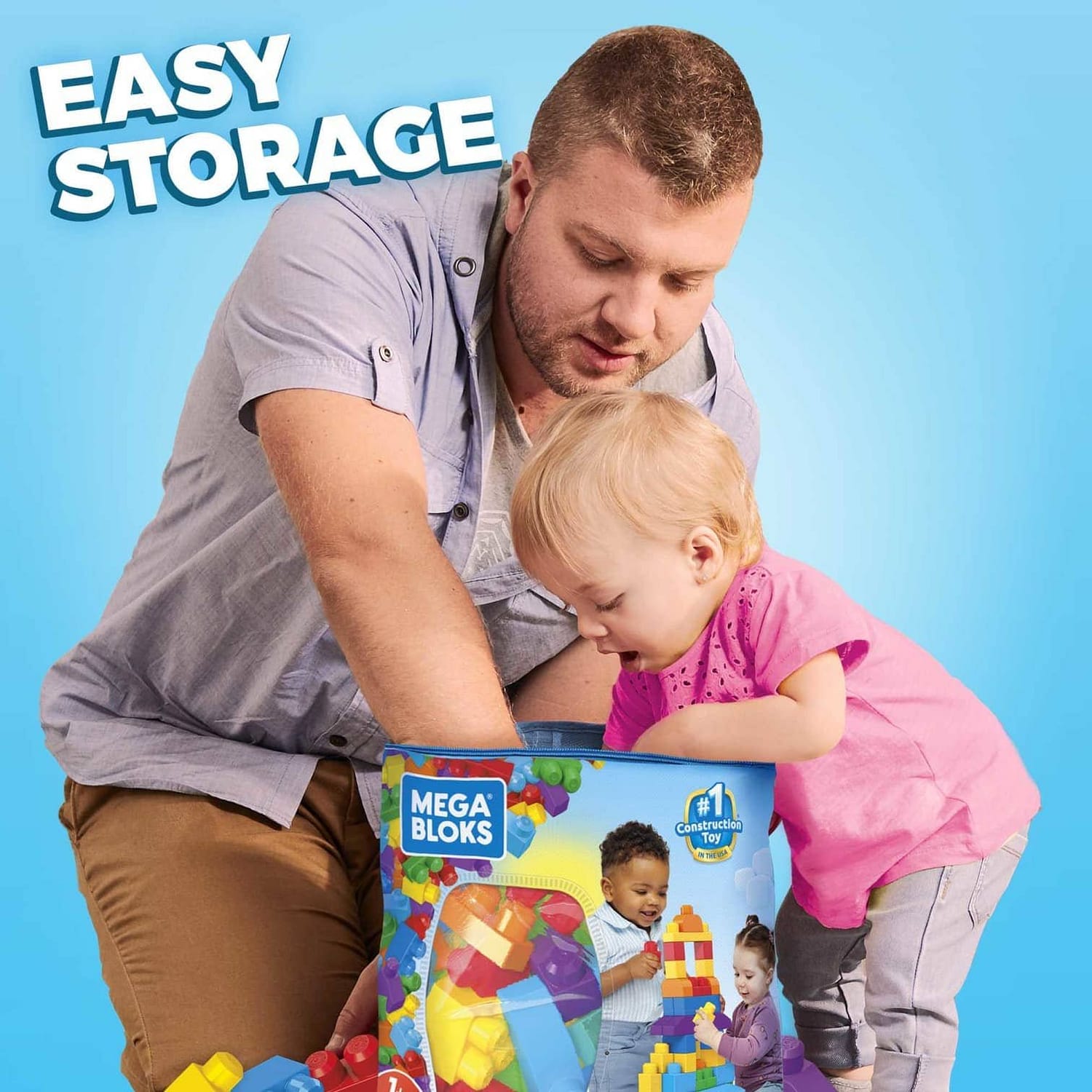 Mega Bloks - First Builders Big Building Bag Mattel