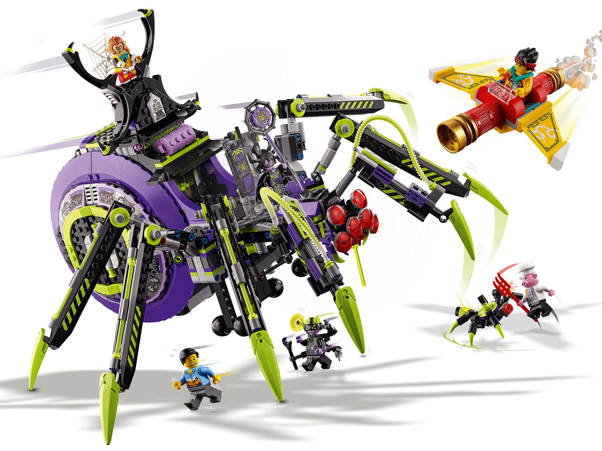 LEGO® 80022 Spider Queen's Arachnoid Base - Monkie Kid™