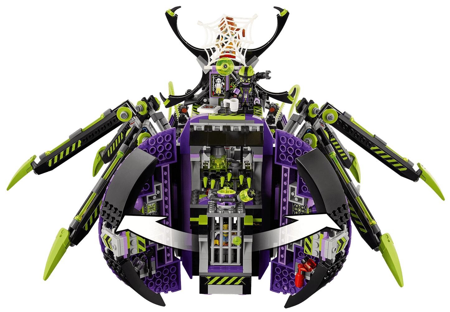 LEGO 80022 Spider Queen's Arachnoid Base - Monkie Kid