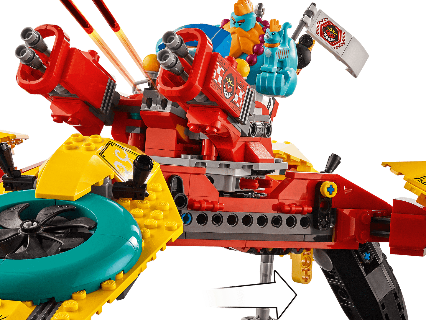 LEGO 80023 Monkie Kid's Team Dronecopter - Monkie Kid