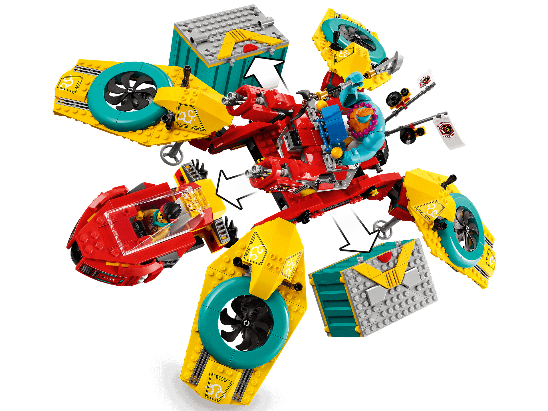 LEGO® 80023 Monkie Kid™'s Team Dronecopter - Monkie Kid™