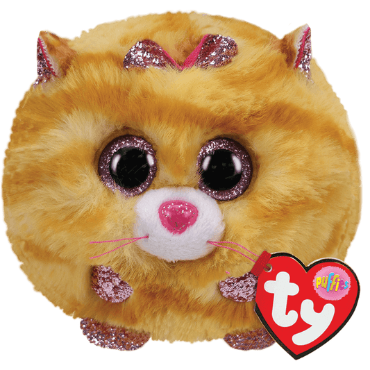 Ty Beanie Boos - Puffies - Tabitha - Yellow Cat 10cm