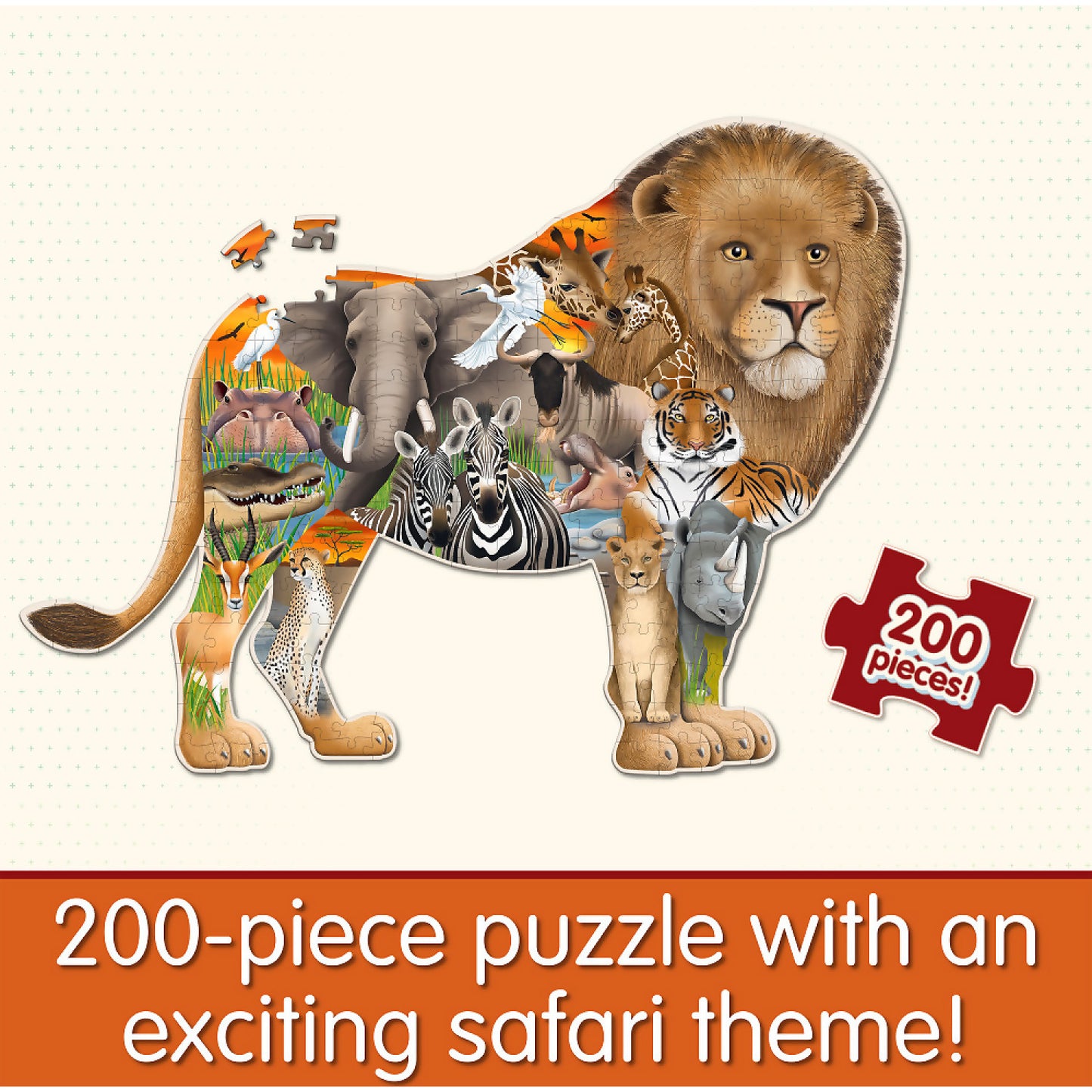 Wildlife World - Safari Jigsaw Puzzle 200pc