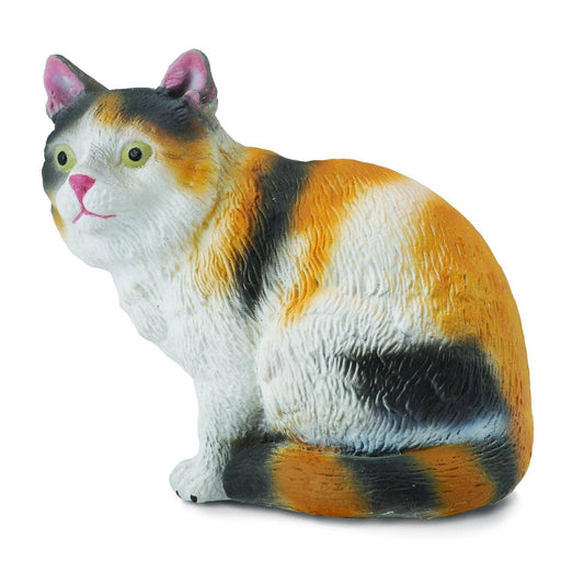 CollectA - Cat Moggy Sitting Small Animal Figurine
