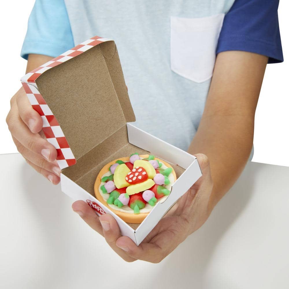 Play-doh - Kitchen Creations Pizza Oven Playset With 6 Cans Of Modeling Compound And 8 Accessories Hasbro