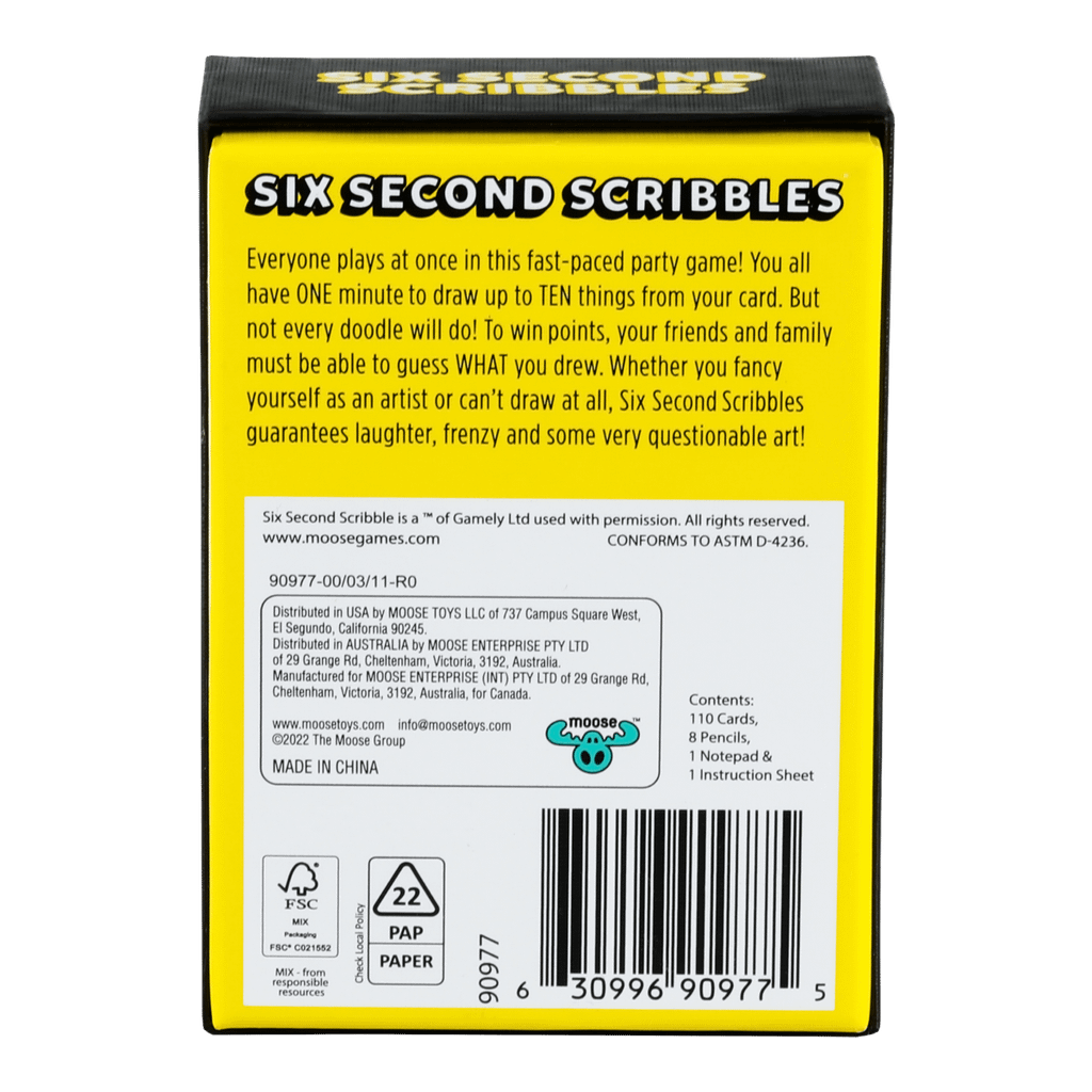 Six Second Scribbles Game
