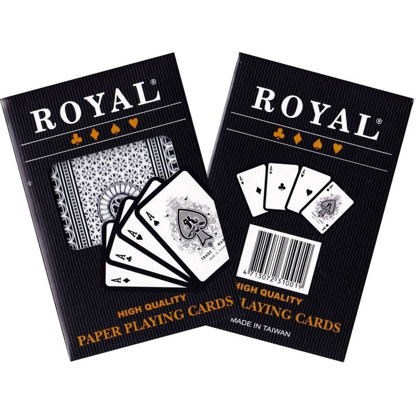 Royal - Bridge Size Plastic Coated Single Card Deck