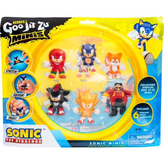 Heroes Of Goo Jit Zu - Sonic S3 Minis Mega 6 Pack