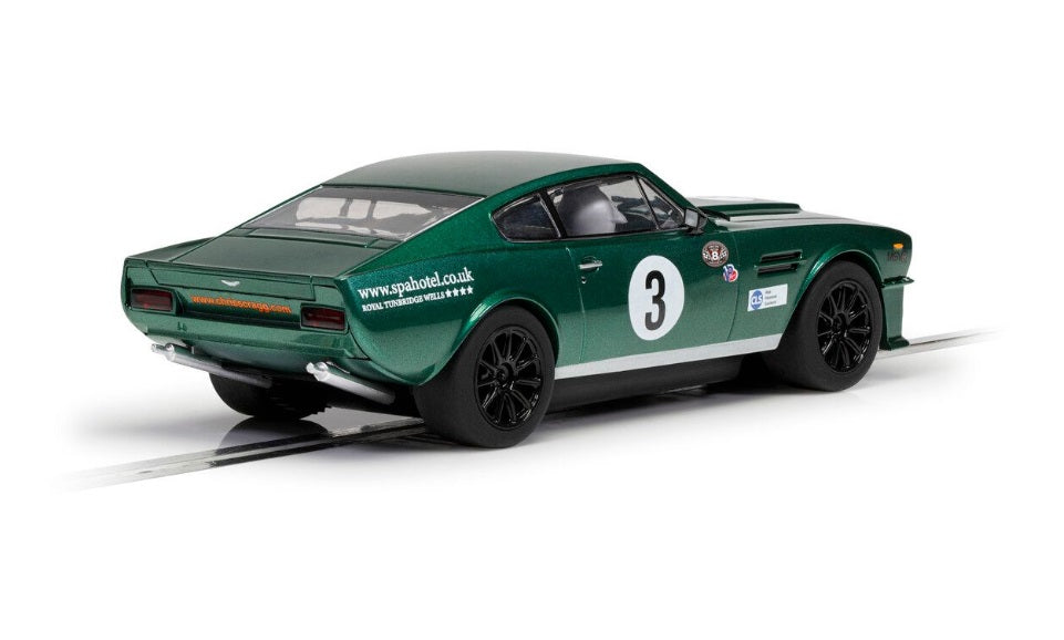 Scalextric C4256 ASTON MARTIN V8 Chris Scragg Racing slot car also suits Carrera