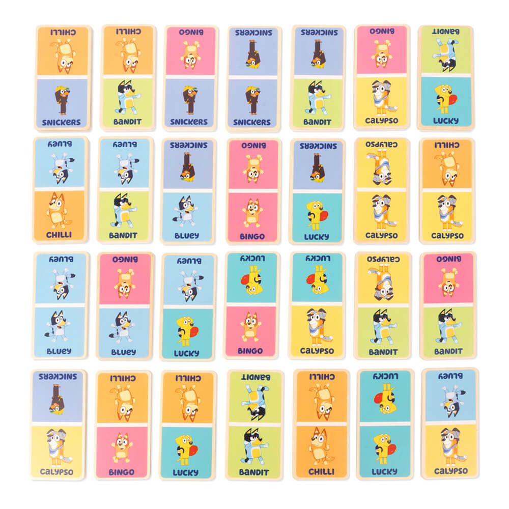 Bluey - Wooden Dominoes