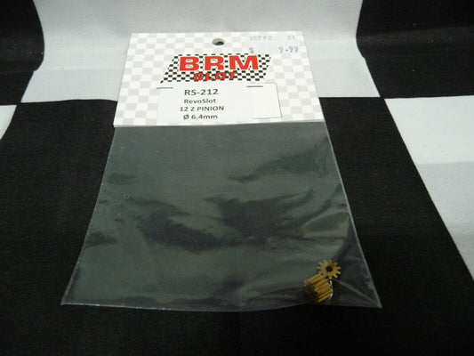 BRM SLOT RS-212 RevoSlot 12 Z Pinion dia 6.4mm