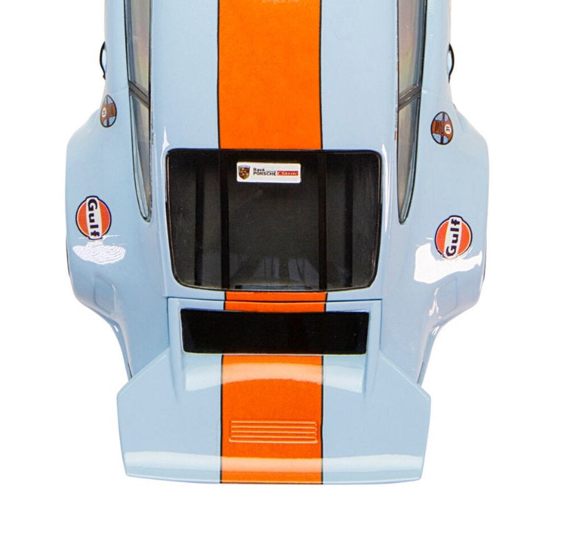 Scalextric C4304 Porsche 911 Carrera RSR 3 0 Gulf Edition slot car also suits Carrera