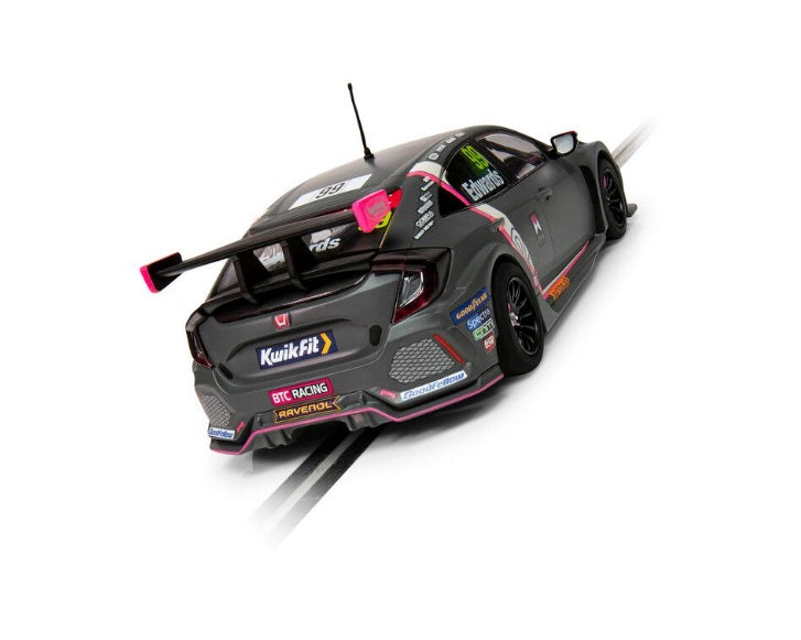 Scalextric C4317 Honda Civic Type R BTCC 2021 Jade Edwards slot car also suits Carrera