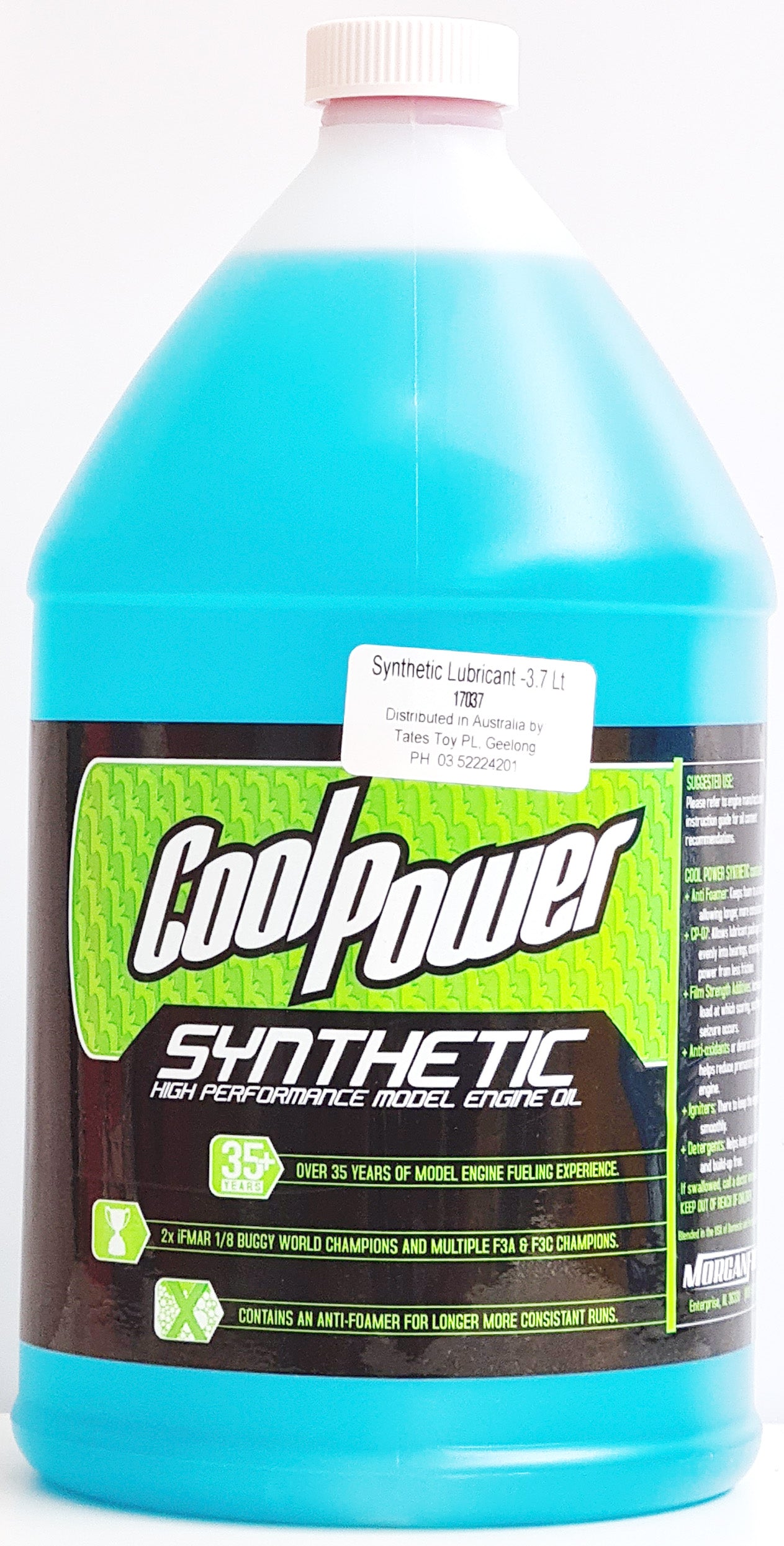 COOL POWER HIGH VISCOSITY SYNTHETIC OIL BLUE 3.7LT