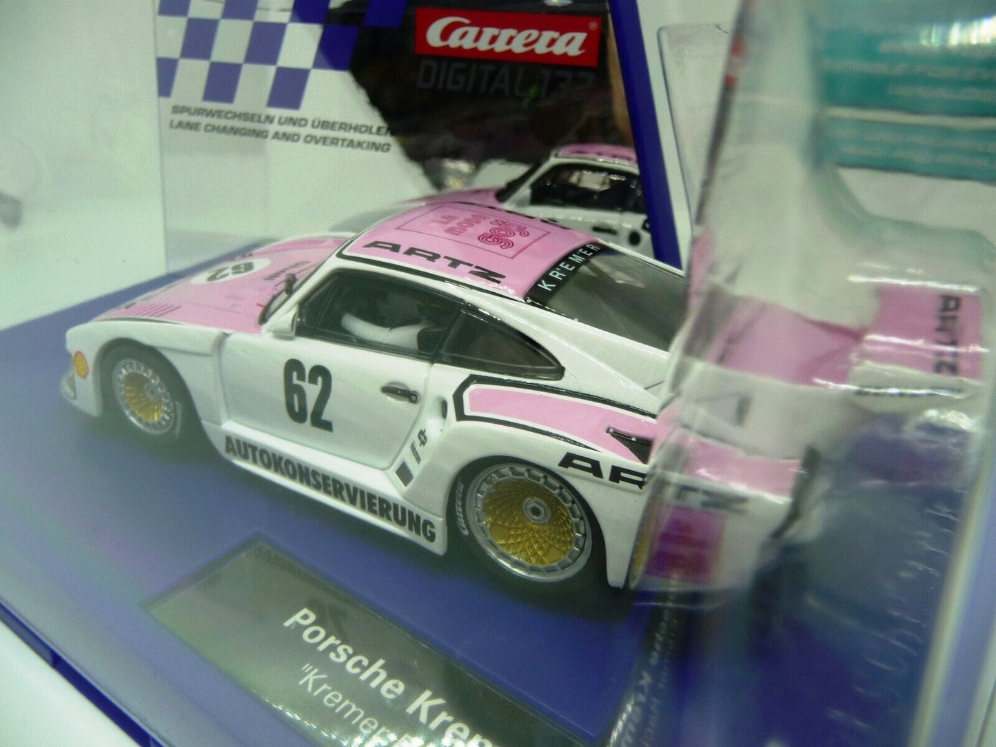 Carrera Evolution 1:32 - Porsche Kremer 935 No62 K3 - Slot Car Also Suits Scalextric
