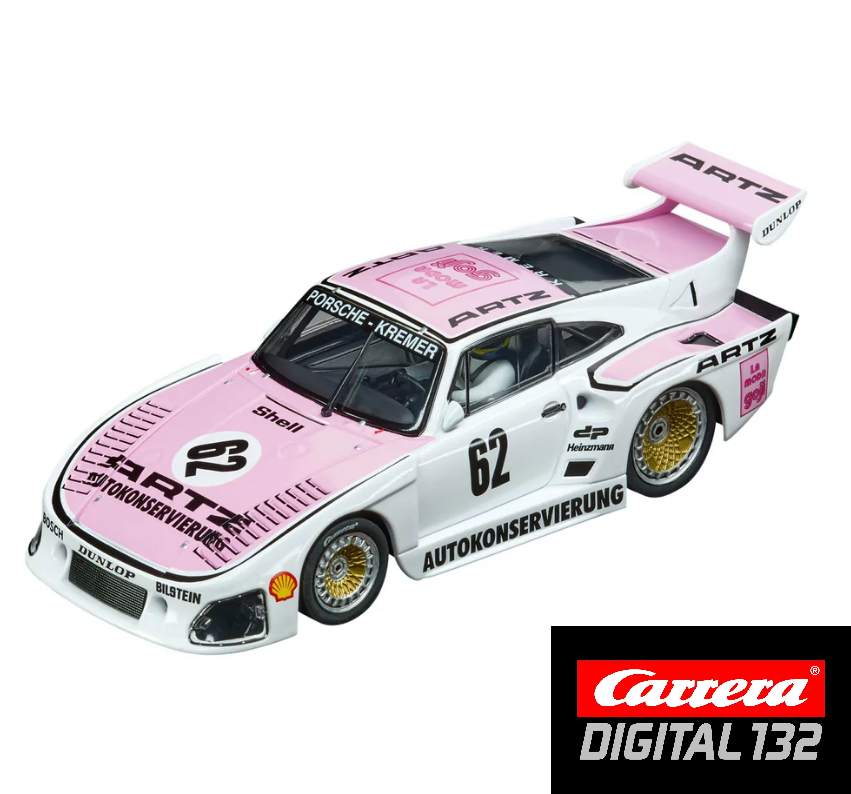 Carrera Evolution 1:32 - Porsche Kremer 935 No62 K3 - Slot Car Also Suits Scalextric