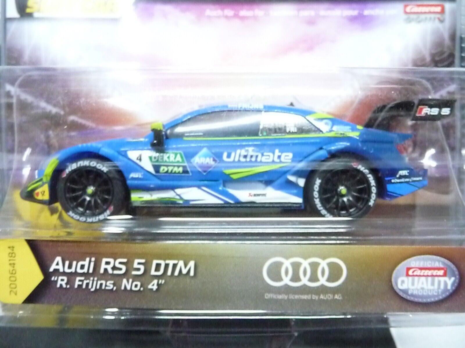 Carrera - Go Audi RS 5 DTM R. Frijns, No4 Scale 1:43