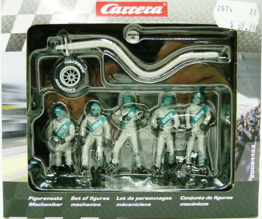 Carrera Set of Figures Mechanics Silver Scale 1:32