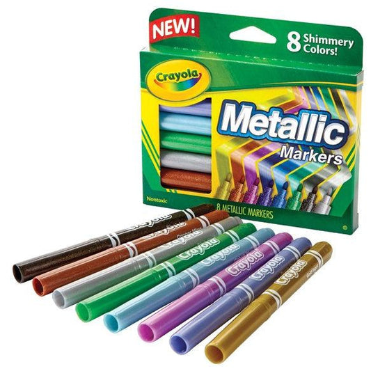 Crayola Metallic Markers 8 Pack