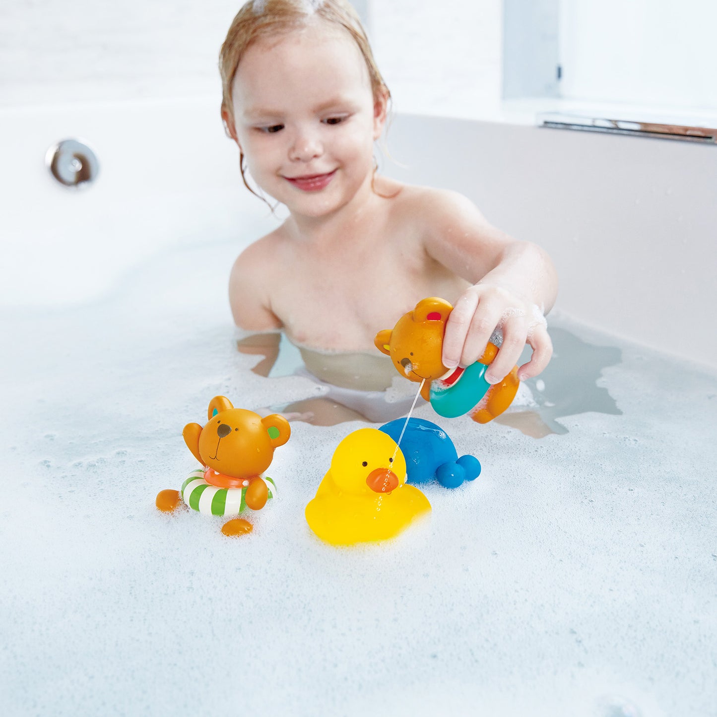 Hape - Wind Up Swimmer Teddy Toy