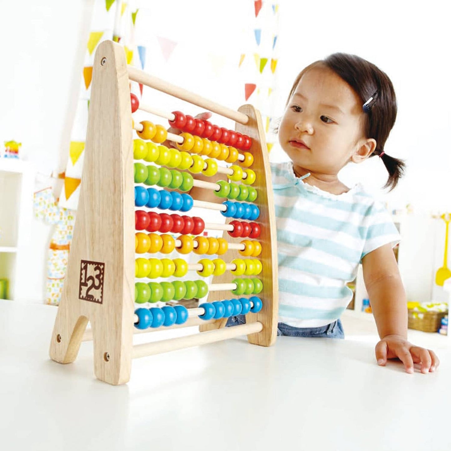 Hape -  Abacus Rainbow Beads