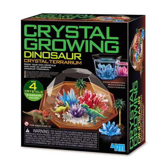 4m - Crystal Growing - Dinosaur Crystal Terrarium