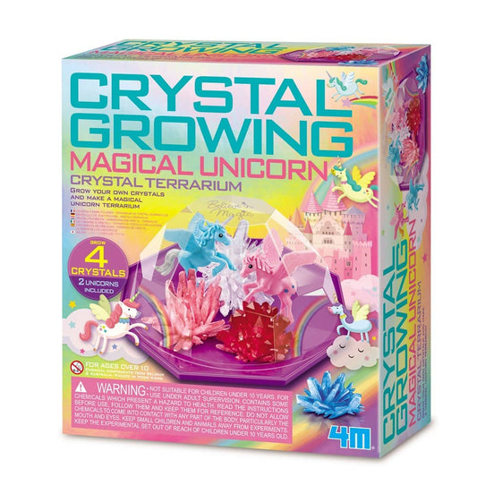4m - Crystal Growing - Magical Unicorn Crystal Terrarium