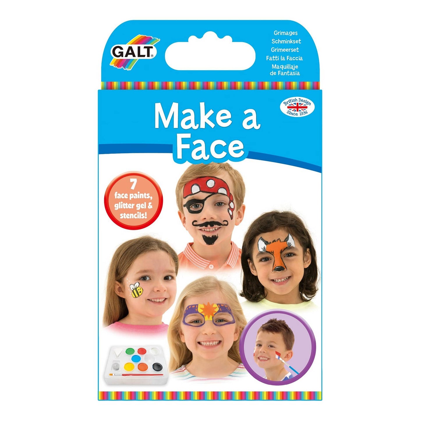GALT - Make A Face - Creative Art and Craft Kit