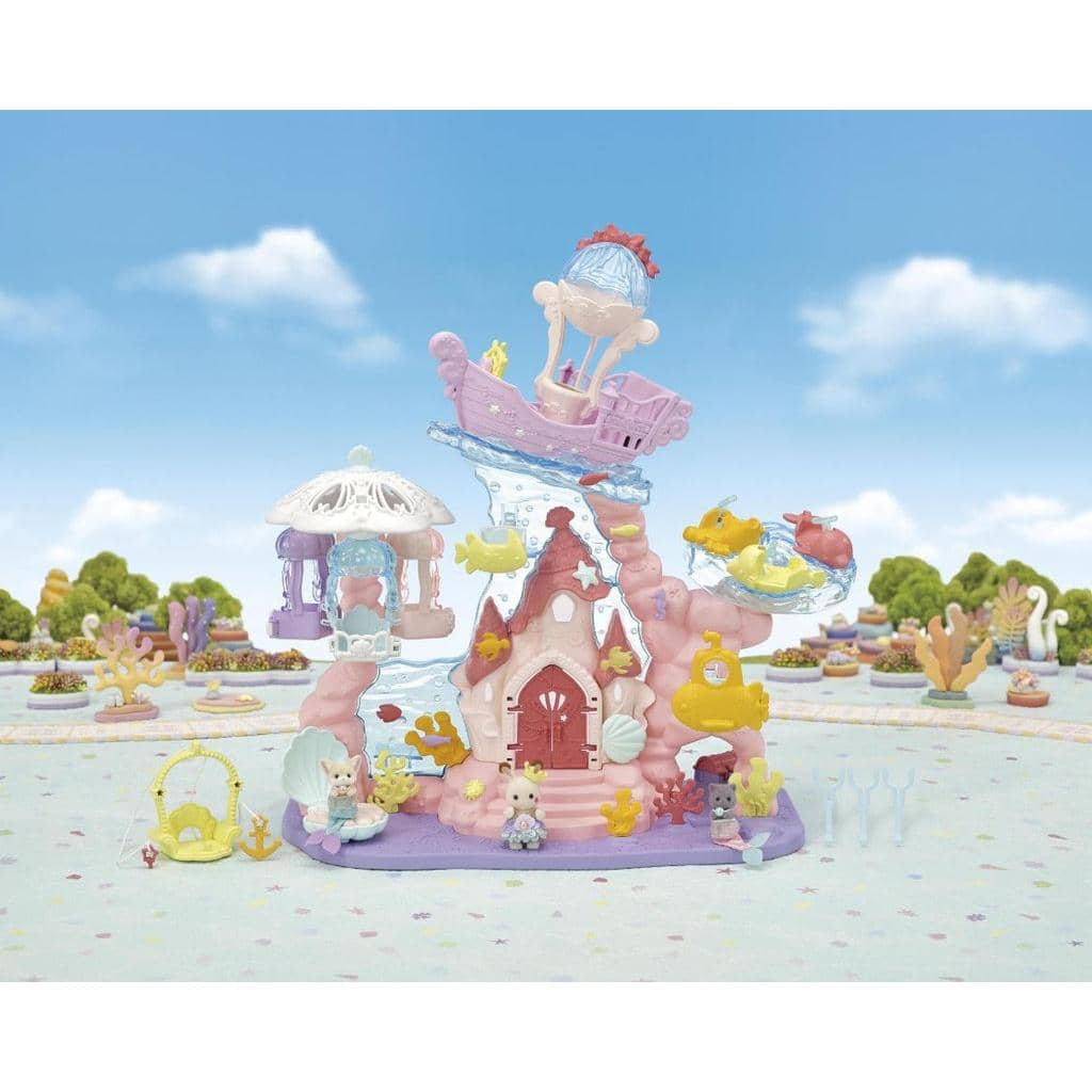 Sylvanian Families - Baby Mermaid Castle Animal Doll Playset