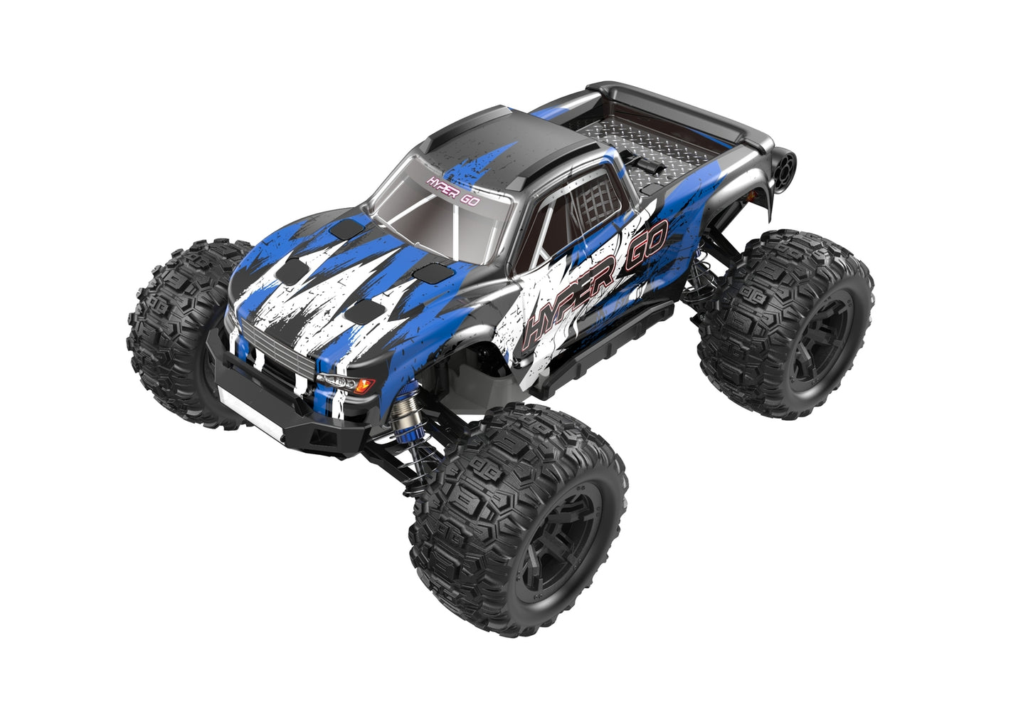 MJX 1:16 RTR Brushed RC Monster Truck (BLUE) With GPS