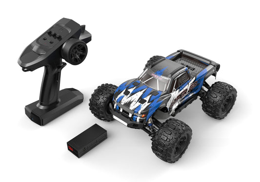 MJX 1:16 RTR Brushed RC Monster Truck (BLUE) With GPS