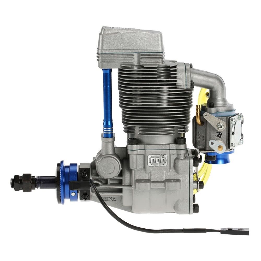 NGH GF38 38CC GAS 4-STROKE ENGINE WITH STRAIGHT OUT PIPE