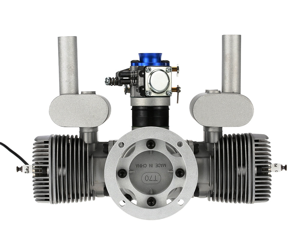 NGH GTT70 70CC (4.25CI) GAS FLAT TWIN 2-STROKE W/MUFFLER