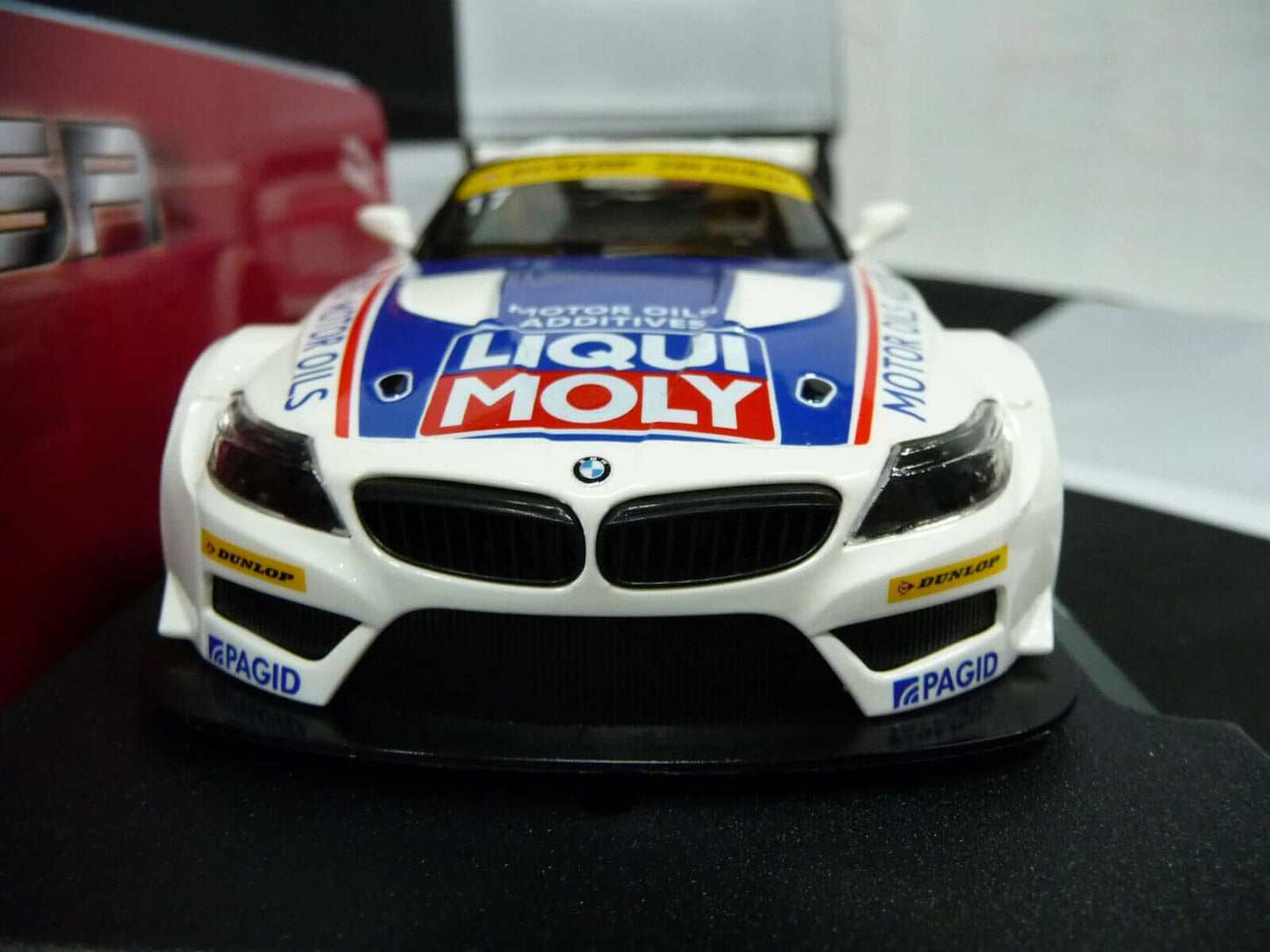NSR 1:32 0001AW BMW Z4 GT3 E89 Liqui Moly 24h Dubai 2011 slot car also suits scalextric/carrera