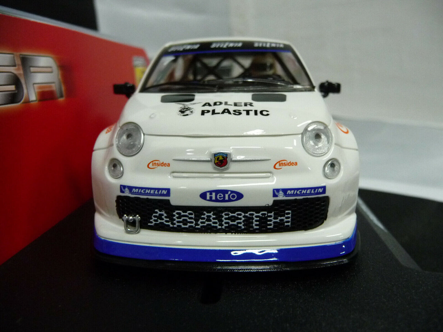 NSR 1:32 0040SW Abarth 500 Assetto Corse Selenia No7 slot car also suits  scalextric/carrera