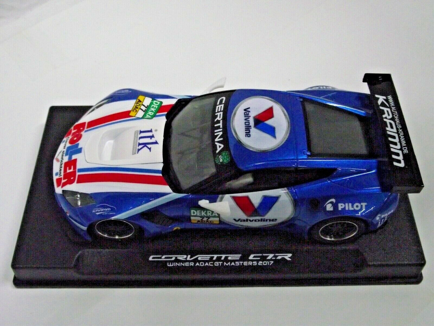 NSR 1:32 0113 Corvette C7R Win.Adac GT Master'17 No.77 slot car also suits scalextric/carrera