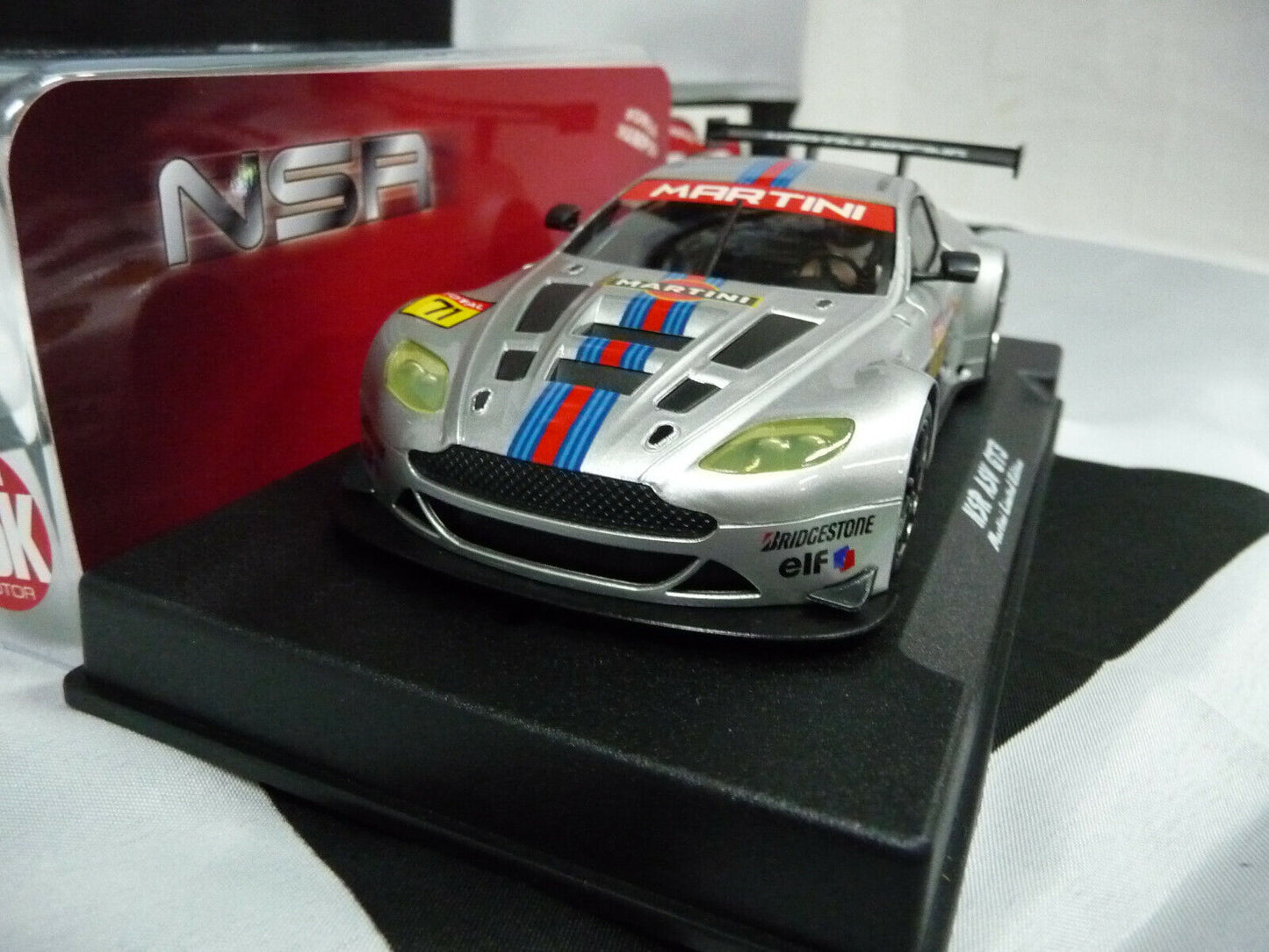 NSR 1:32 0171 ASV GT3 Martini Racing Grey No.71 slot car also suits  scalextric/carrera