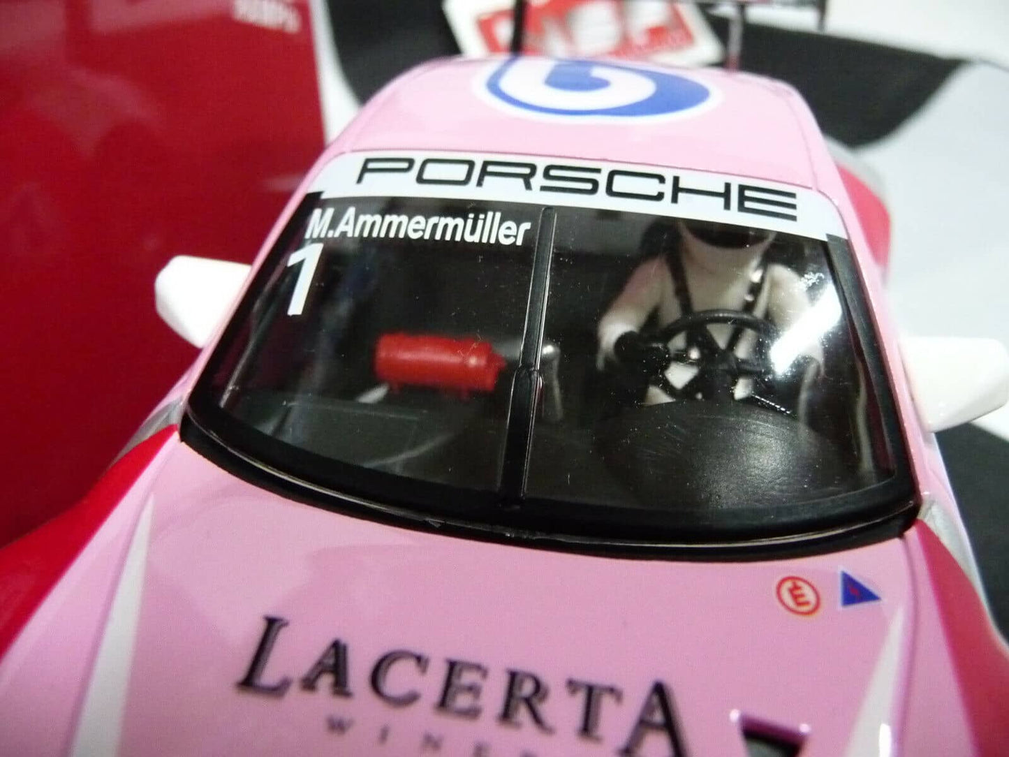 NSR 1:32 0187AW Porsche 997 Super Cup BWT M.Ammermuller No.1 scalextric/carrera