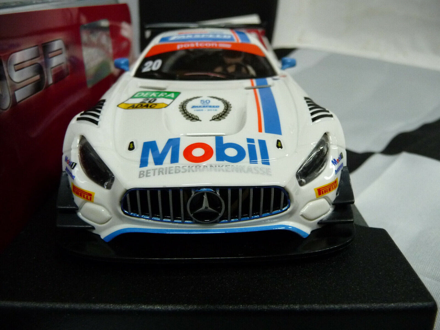 NSR 1:32 0189AW Mercedes-AMG GT3 Mobil ADAC GT MASTERS No20 slot car also suits scalex/carrera