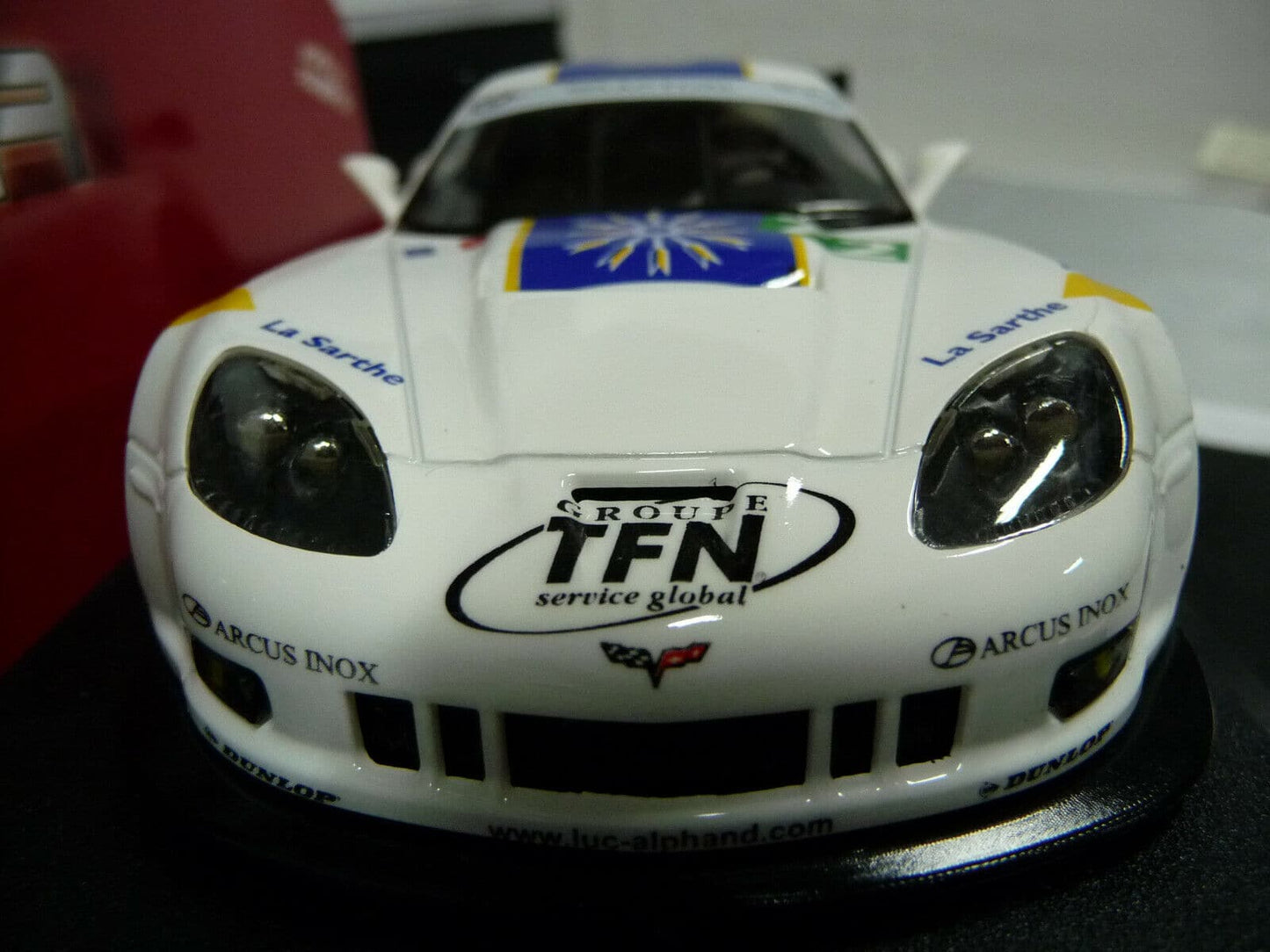 NSR 1:32 1181AW Corvette C6R Luc Alphand Adventures No.72 scalextric/carrera
