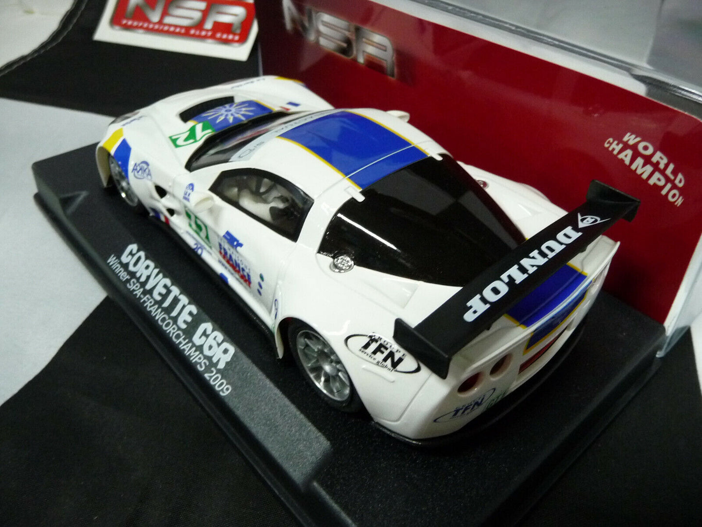 NSR 1:32 1181AW Corvette C6R Luc Alphand Adventures No.72 scalextric/carrera