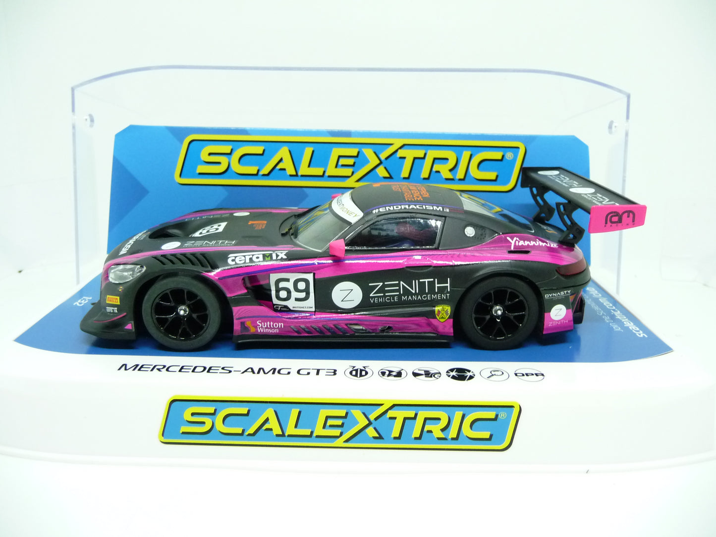 Scalextric C4242 Mercedes Amg Gt3 British Gt 2020 De Haan & Kujala
