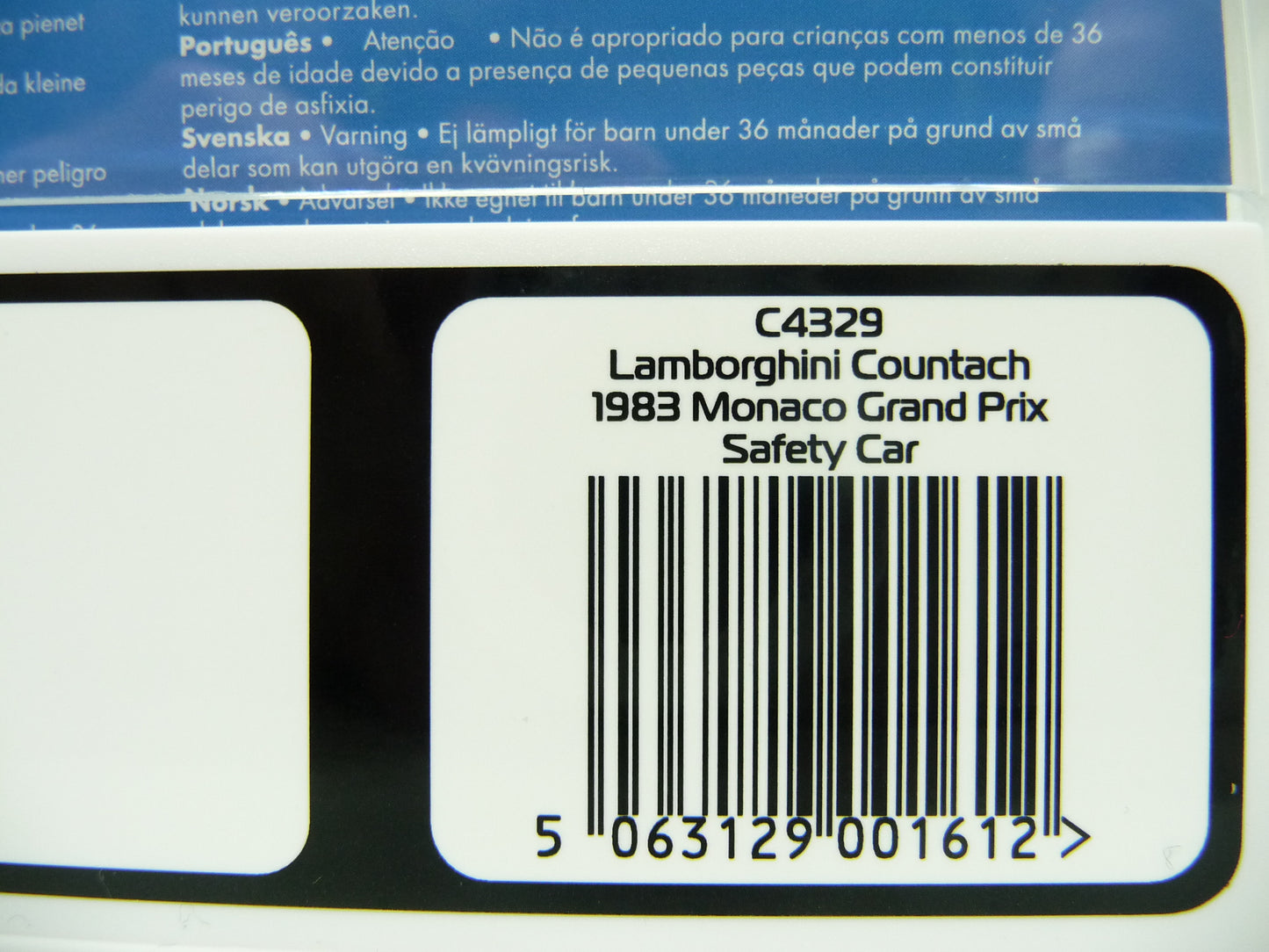 Scalextric C4329 Lamborghini Countach 1983 Monacogp Safety Car C4329