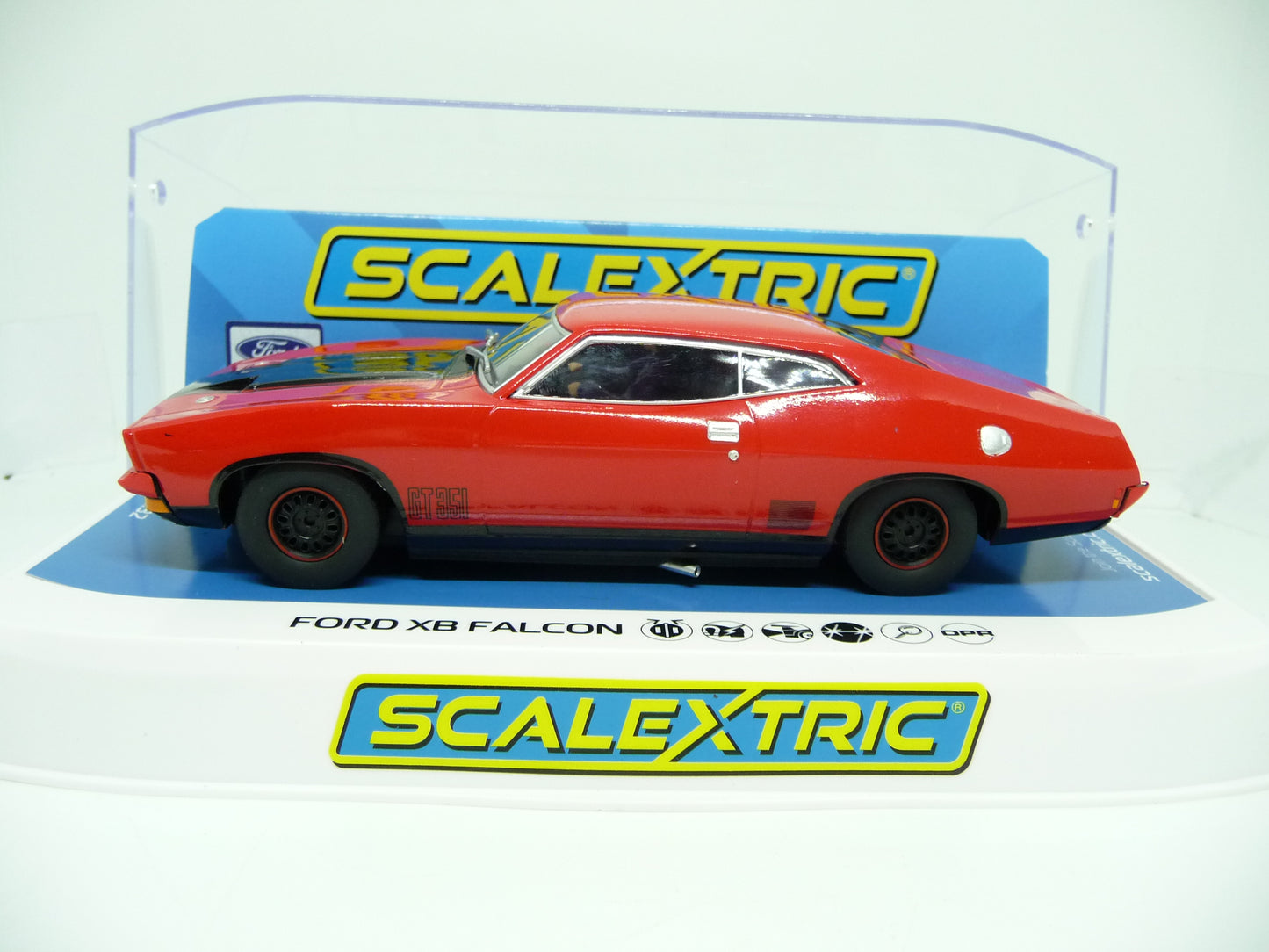 Scalextric C4265 1:32 Ford XB Falcon GT Red Pepper Slot Car also suit Carrera
