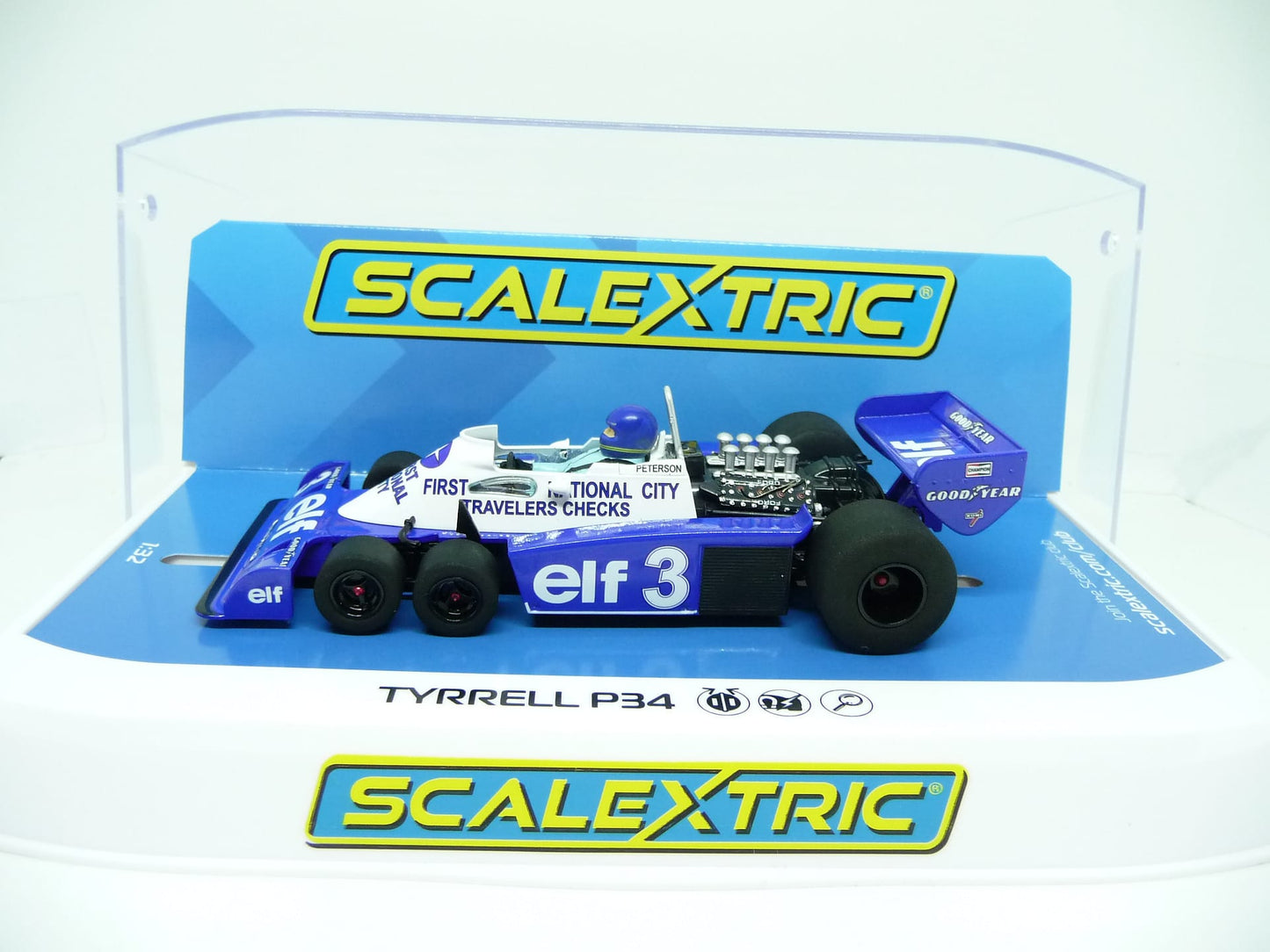 Scalextric C4245 Tyrrell P34 1977 Belgian Grand Prix slot car also suits Carrera