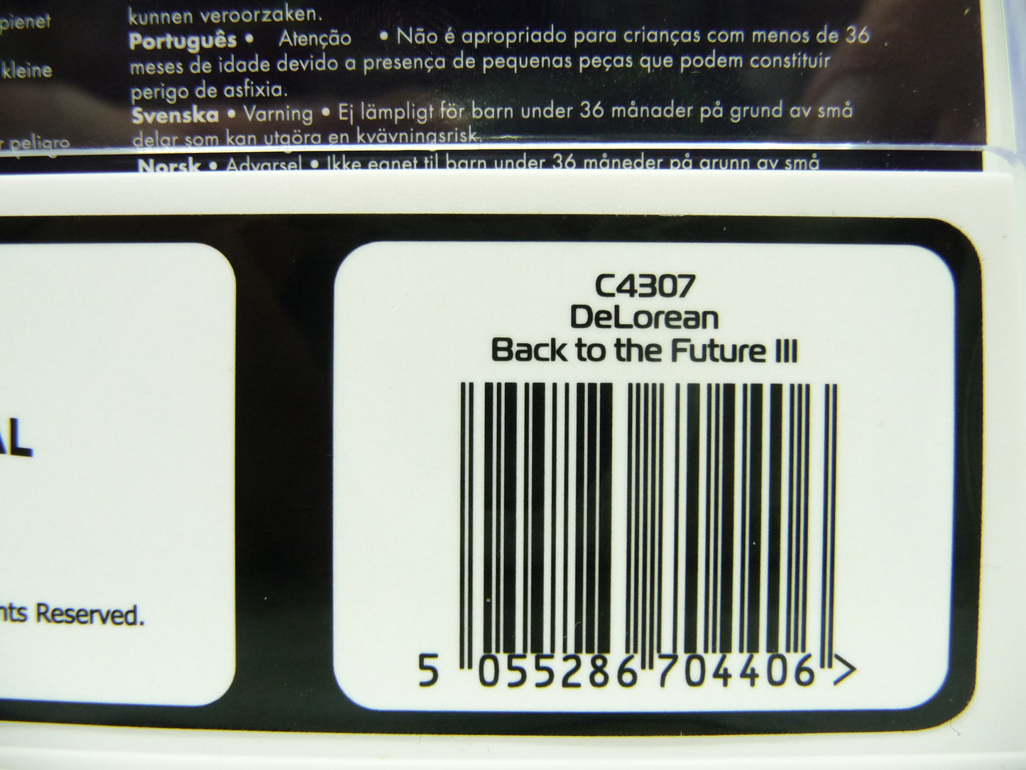 Scalextric C4307 DeLorean Back to the Future 3 slot car also suits Carrera