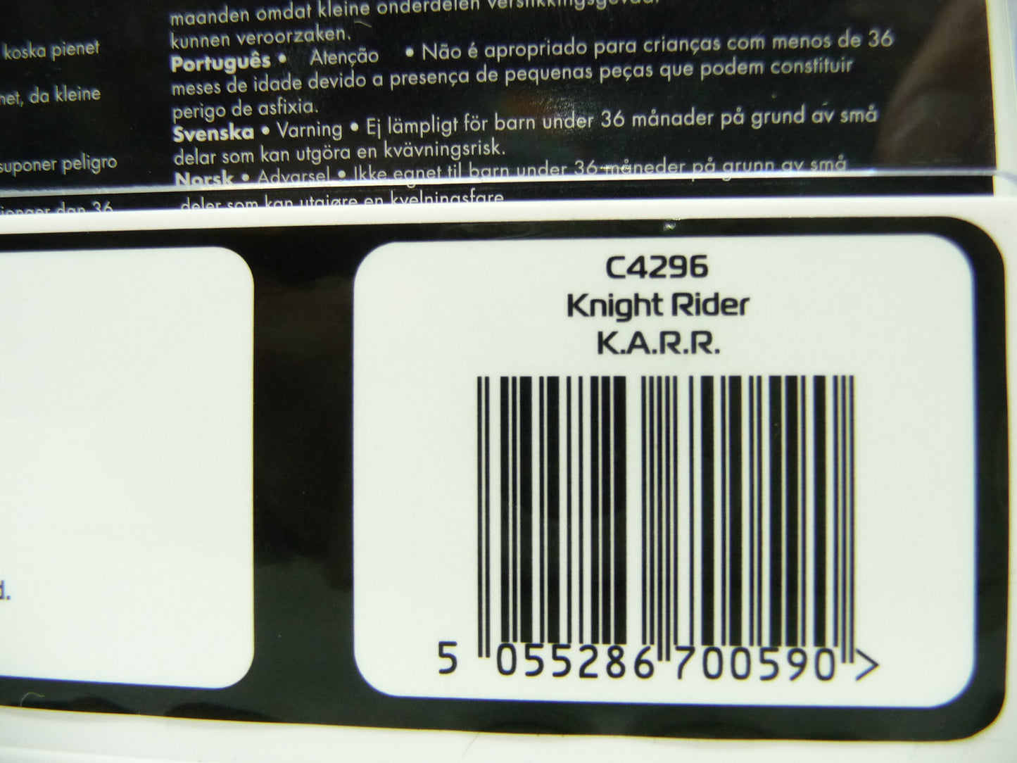 Scalextric C4296 Knight Rider K A R R slot car also suits Carrera