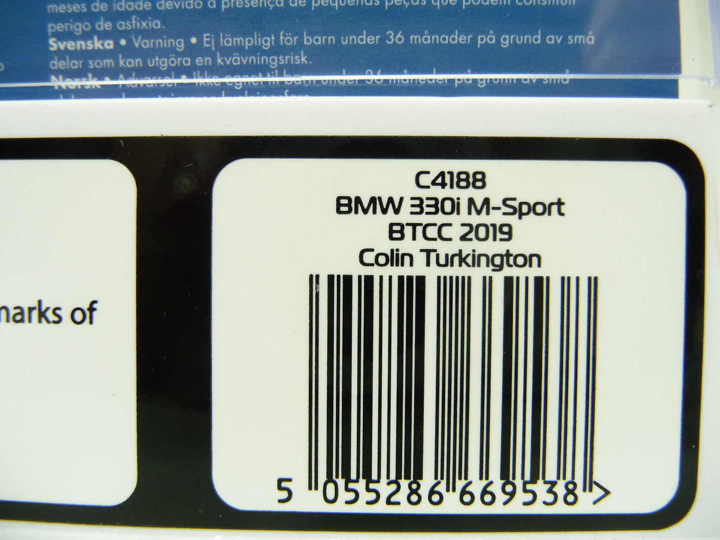 Scalextric C4188 1:32 BMW 330i M-Sport BTCC 2019 Colin Turkington