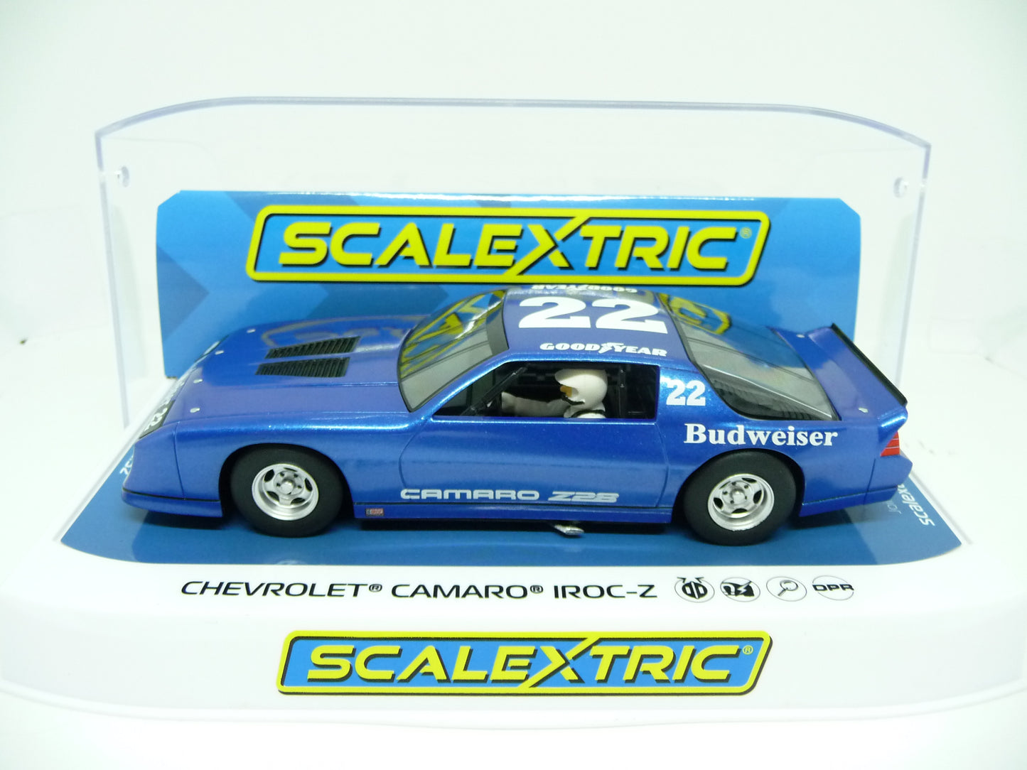 Scalextric C4145 1:32 Chevrolet IROC Z Slot Car also suits Carrera