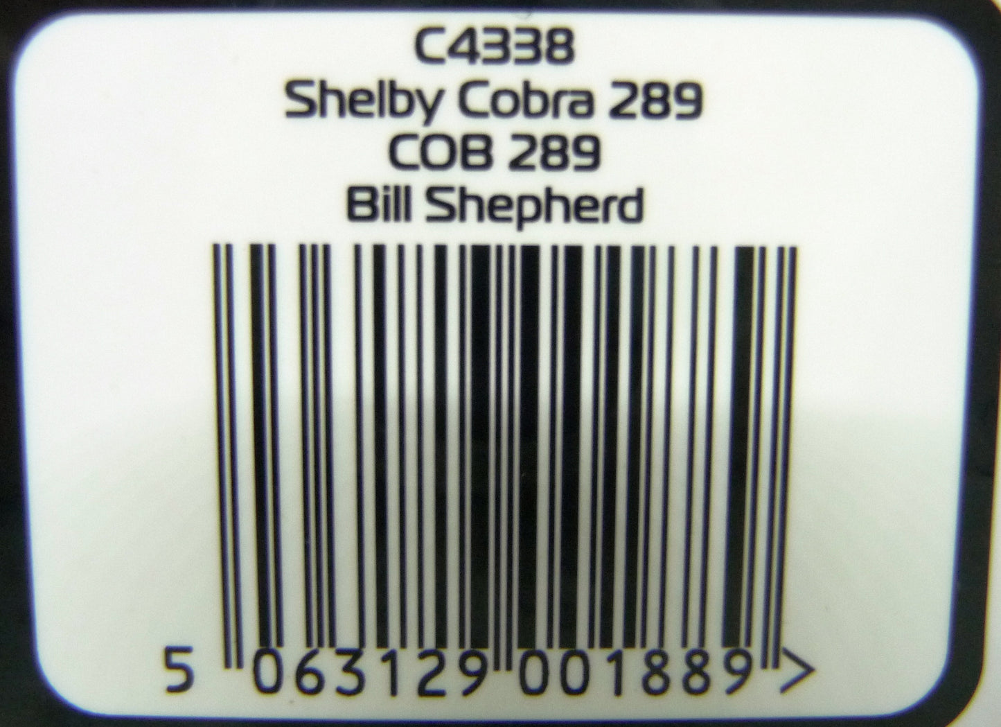 Scalextric C4338 Shelby Cobra 289 - Cob289 - Bill Shepherd